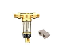 Under Sink Water Filter System Pre-Filter Whole House Filter Central Water Purifier System Filters For Home 4500L/H 40μm Countercurrent 360° Backwash(DN15 (0.5 Inches))