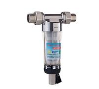 Under Sink Water Filter System Stainless Steel Head Pre-Filter Whole House Rotary Precipitation Water Filter Central Pre-Filtration Purification System(1 inch -0.5 inch)