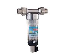 Under Sink Water Filter System Stainless Steel Head Pre-Filter Whole House Rotary Precipitation Water Filter Central Pre-Filtration Purification System(1 inch -0.75 inch)