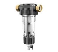 Under Sink Water Filter System Whole House Filter Central Pre-Filtration System Reusable Water filter Traps Rust, Dust, Sand(Host and Filter)
