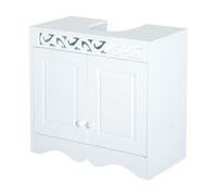 Under Sink Wooden Cabinet Storage Unit Cupboard Bathroom Double Door Shelf