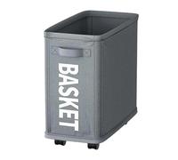 Under Table Storage | With Wheels Large Capacity Foldable Storage Trolley Under Desk Organizer | For Office School Dorm Home Bedroom Living Room Book Folder Clothes Toy Snack