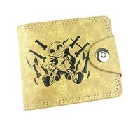 Under Tale Sans PU Leather Wallet | Stylish Bifold Card Holder Small Purse with Zipper Coin Pocket | Multicard Wallets Coin Purse for Cash, Coin, Card, Bill (2)