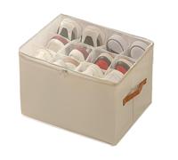 Under the Bed Shoe Holder - Foldable Storage Case, Container with Transparent Lid, Adjustable Divider Boxes, Cupboard Items in Dorm Entrance Area | Shoe Container F