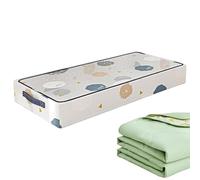 Under the Bed Storage Container - BETS BOTS BASTBACHT | Large Under the Bed | Clear Stackable Organisers with Rolling - for Washing Cabinet Packing Dorm College Home Movin