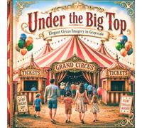 Under the Big Top Adult Coloring Book: Elegant Circus Imagery in Grayscale