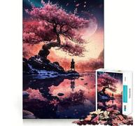 Under The Blossom Tree 1000 Piece Jigsaws Creative Skill Toy Tight Lock No Loose Pieces Bonding Activity for Loved Ones (50x75cm)
