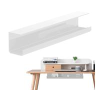 Under the Desk Cable Organiser | Under Desk Cable Management, 15 Inch Flame Retardant Cable Shelf without Tracing, Double-Sided Adhesive Fire Protection for the Kitchen Under the
