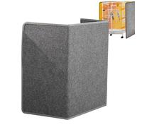 Under The Desk Heater with Blanket, Foldable Space Heater Heated Leg Warmer with Timer and Thermostat Quiet and Small Space Foot Warmer for Office and Home,Grey-General