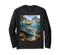 Under The Kayak, a Hidden Giant Long Sleeve T-Shirt