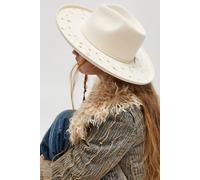 Under The Moon And Stars Hat by Mossant at Free People in Ivory - female