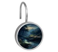 under the Moon Beauty Stainless steel Shower curtain hook