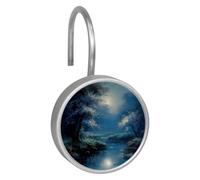 under the Moon Beauty Stainless steel Shower curtain hook