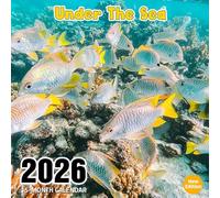Under The Sea 2026 Calendar: Ocean life captured in breathtaking depth and detail