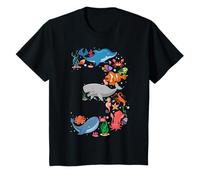 Under The Sea 3 Year Old 3rd Birthday Dolphin T-Shirt