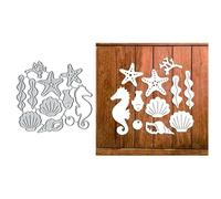Under The Sea Animals Metal Die Cuts, Under The Sea Animals Cutting Dies Cut Stencils DIY Scrapbooking Cards Decorative Embossing Paper Dies for Album Card Making Scrapbooking