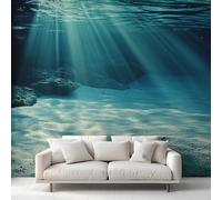 Under The Sea Wallpaper, Ocean Seabed Wall Mural, Wallpaper for Living Room Bedroom, Home Decor, Photo Wall Paper, 366 x 254 cm XXO-1