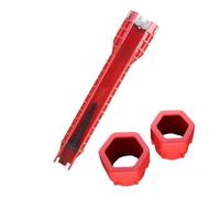 Under the Sink Key Tap - Sturdes Tap - Steps - Tool, Adjustable Pantry Basin Base | Multifunctional Slotted Valve Wrench in the Mounted Pipe