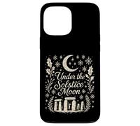Under the Solstice Moon Stonehenge Folk Art Illustration Case for iPhone 13 Pro Max