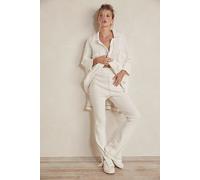 Under The Stars Slim Flares by Intimately at Free People in White Whisper, Size: Medium - female