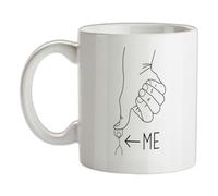 Under The Thumb - 10oz - Ceramic Mug for Coffee/Tea