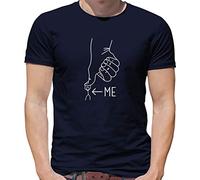 Under The Thumb - Mens T-Shirt - Navy - Large