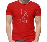 Under The Thumb - Mens T-Shirt - Red - Large