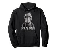 Under The Weather Shoebill Stork Humor Pullover Hoodie