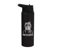 Under The Weather Shoebill Stork Humor Stainless Steel Insulated Water Bottle