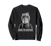 Under The Weather Shoebill Stork Humor Sweatshirt