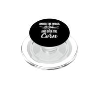 Under The Wires And Over The Corn Crop Duster Pilot PopSockets PopGrip for MagSafe