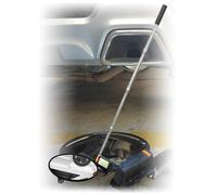 Under Vehicle Inspection Mirror/Home Care Inspection Mirror - 12 Inch Diameter Security Mirror with 3 Wheel