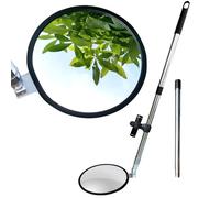 Best Under Vehicle Inspection Mirror - Security Mirror with Telescoping Handle and Mirror Angle Adjustment for Security Check Under Cars, Trucks, Equipments, Over Shelves and Corners