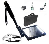 Under Vehicle Inspection Mirror with LED Light - Adjustable Retractable Handle for Visual Vehicle Equipment - Rechargeable Underbody Inspection Mirror