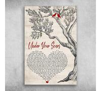 Under Your Scars - Do We Make Sense, I Think We Do, in Spite of Everything That We’Ve Been Through Retro Wall Decor Man Cave Home Pub Metal Tin Sign in 8x12 Inches.