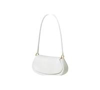 Underarm Bag Knock Trendy Style Design Flip Leather Shoulder Bag For Women Chic Underarm Female(Beige)