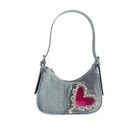 Underarm Bag Versatile Fashion Trendy Bag Handbag Shoulder Bags Heart Armpit Bag for Women Girl Lady Purse