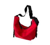 Underarm Bags Solid Casual Zipper Women's Big Capacity Color Single Shoulder Totes Bag(Red)
