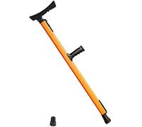 Underarm Crutch Adult, Portable Folding Walking Cane, F-Shape Adjustable Telescopic Crutch, Adjustable Lightweight Aluminum Alloy Non-Slip Walking Sticks for Seniors Disabled Elderly
