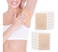 Underarm Sweat Pad for Women Men, 20 Pcs Invisible Thin Armpit Sweat Pads, Self Adhesive Disposable Anti Perspiration Absorbent Deodorant Prevention Pad for Non Sweat Armpit Protection (Non-woven)