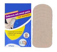 Underarm Sweat Pads For Women - 5X Under Wonder Armpit Pads - Invisible Breathable Sweating Patch Antiperspirant For Athletic Performance, Professional Work, Sensitive