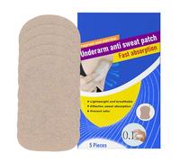 Underarm Sweat Pads For Women | 5X Under Wonder Armpit Pads - Invisible Sweating Patch Antiperspirant For Hot Weather, Breathable & Comfortable