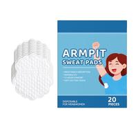 Underarm Sweat Pads - Women Sweat-absorbing Pad, Comfort Fit Waterproof Breathable Underarm Pads, 20 Piece Stickers | Widened Design Armpit Pack For Personal Care Travel Daily Summer