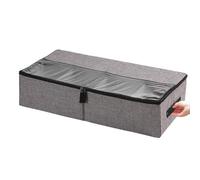 Underbed Storage - 60 x 30 x 13 cm Narrow Storage Container, Foldable Fabric Drawer, Underbed Box | Cabinet Extension for Bedding, Home Life, Space Maximisation, Dustproof