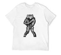 Underbkreky Men's Todl Camiseta Gay Cops Hombres Amantes Chaqueta De Cuero Pantalones Tom of Finland Police T-Shirts White L