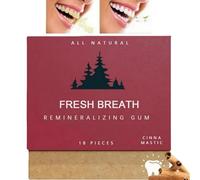 Underbrush Remineralizing Chewing Gum,Mastic Mints Teeth Cleaning Gum,Reminera/lizing Chewing Gum,Org/anic Mint Chewing Gu/m,Portable Teeth Cleaning G/um,Freshen Breath Remi/neralizing#Red