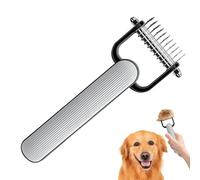 Undercoat Brush For Dogs Cats: Double Sided Detangling Comb With Cactus Design Effective Grooming Tool Against Knots, Tangles Loose Hair For Dogs Cats Poodle Goldendoodle