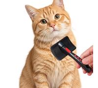 Undercoat Comb for Dogs, Ergonomic Comb with Non-Slip Handle, Care Brush, for Face, , Home, Vet, Spa Daily Short Hair, Puppies and Cats Outdoor