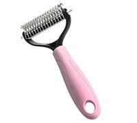 Undercoat Rake | Double-Sided Grooming Comb | Undercoat Brush for Dogs - Suitable for Pets Cats Indoor As Outdoor At Home And Salon During The Home