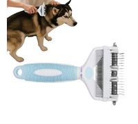 Undercoat rake for dogs, tool against tangles for long - multifunctional grooming for dogs, puppies, kittens for hair removal at home and on the go